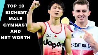 Top 10 RICHEST Male gymnasts and NET WORTH. #entertainment #sports #gymnast #trending #viralvideo