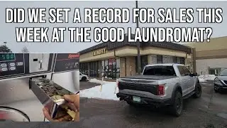Full Coin Boxes at the Laundromat! Did we Set a Record?