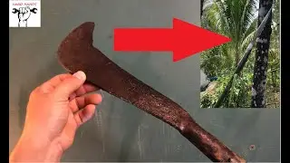 Restoration the old knife to spears