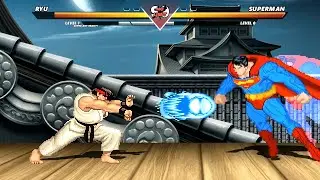 RYU vs SUPERMAN - Highest Level Amazing Fight!