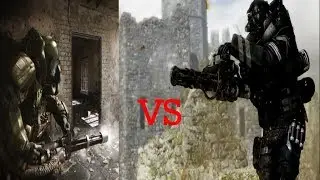 Call of Duty: Modern Warfare and Ghosts Juggernaut Gameplay comparison