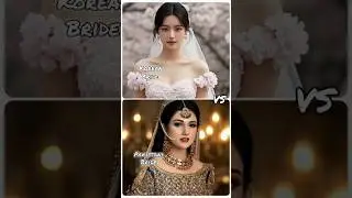 Korean bride💓🆚 pakistani bride💞|| girls dream world #choose #fashion #shorts #shortsfeed #ytshorts
