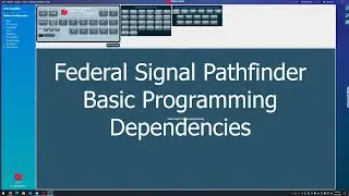 Basic Federal Signal Pathfinder Programming - Dependencies - Ep 9