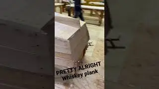 PRETTY ALRIGHT is ready for whiskey plank.   #boatschool #boatbuilding #woodenboat