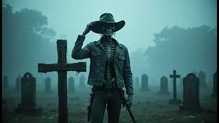 Dark Country Guitar &ndash; Undead Cowboy Skull Vibes #darkcountry