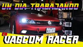 Un DIA TRABAJANDO EN EL TALLER DE AUTOS VAGCOM RACER| Betito Padilla