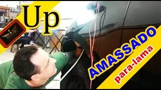MARTELINHO de OURO, AMASSADO no PARA-LAMA do UP, curso de MARTELINHO de OURO