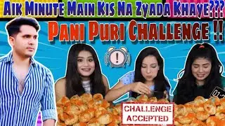 Golgappa Eating Competition Vlog !! Competition Kay Bad Delicious Food