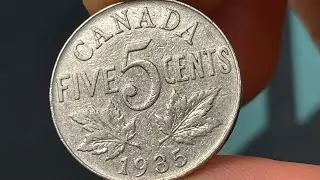 1935 Canada 5 Cent Coin • Values, Information, Mintage, History, and More