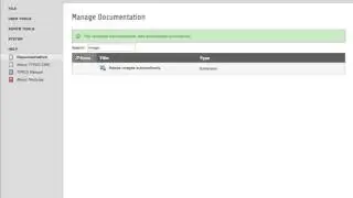 Documentation module in TYPO3 6.2 LTS