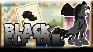 Animal Jam TRADING FOR ONE OF A KIND BLACK ELF TAIL ARMOR