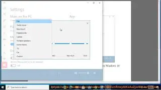 Use Equalizer in Groove Music in Windows 10