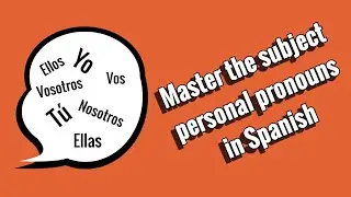 Personal pronouns in Spanish | Spanish lessons