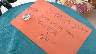 Преобразование 5-MeO-DMT из свободного основания в соль за 5 минут &mdash; важное обновление соотношения ниже &mdash; для задней части ROA