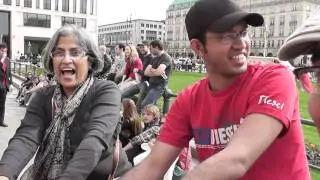 Ride on a 'ConferenceBIke' at Berlin, Germany (12-04-2011)
