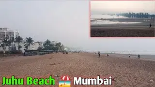 Juhu Beach Mumbai Vlog 🏖️ | Street Food, Sea View & Full Masti 🌊⛱️