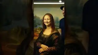 Mona Lisa Animated Video ||  Mona Lisa AI Generated Video||#monalisa #aiart  #aigenerated #shorts