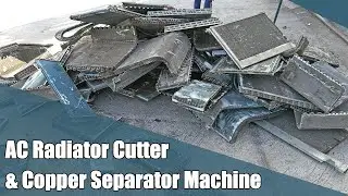 AC Radiator Cutter and Copper Separator Machine