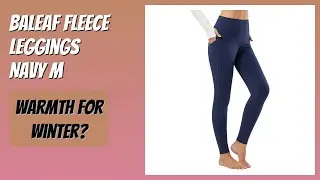 REVIEW (2025): Baleaf Fleece Leggings Navy M. Features.