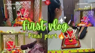 IT'S TIME TO SAY GOODBYE TO LORD GANESH!!! 🤯🙏😢Final vlog 🔥 #trending #vlog 