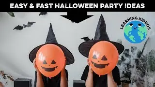 Easy and fast Halloween party entertainment for kids