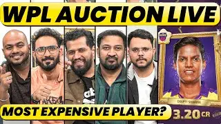 🔴WPL AUCTION LIVE :  MEG LANNING, LITCHFIELD, DEEPTI, KRANTI, CHARANI AND BIG STARS IN LINE-UP #wpl
