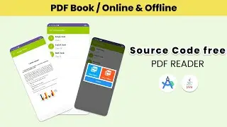 Online and offline pdf reader - pdf book app in android java 🔥