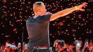Coldplay LIVE in Santa Clara Hymn for the weekend #FrontRowPOV