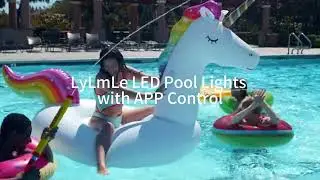 LyLmLe LED Pool Lights with APP Control
