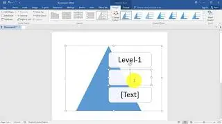 How to use Smart Art option in Microsoft Word