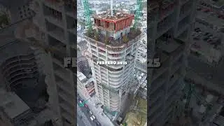 Torre Rise 🔥 en construcci&oacute;n,  Febrero 2025 💯 El rascacielos m&aacute;s alto de latinoamerica en Monterrey.