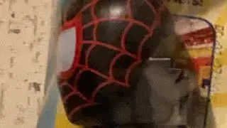 Opening my Miles Morales Spider-Man Pez Dispenser - Shorts