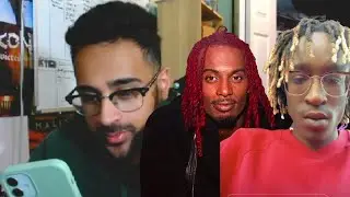 KayCyy in studio with Playboi Carti? Calls Arshan Mid Stream (KTO Live)
