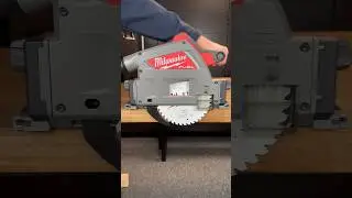 M18 FUEL&trade; Plunge Saw with 6 speed setting and bevel adjustment stops at 22.5&deg;, 45&deg;and 48&deg; #shorts