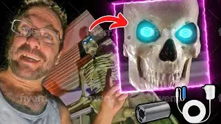 How to Convert Home Depot 12ft Giant Skeleton to AC POWER, with Battery Eliminator! Halloween 2021