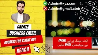 Create Professional/Business Email from cPanel | Tech Tips With Hassan Raza