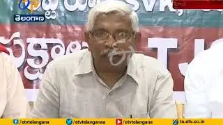 CM KCR Comments on Strike | Very Objectionable | Opposition Leaders at Hyderabad