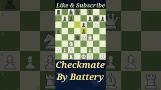 Checkmate by Battery #reels#viral #shorts#chesscom #blitz #chess#check#india#king#queen#checkmate