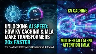 Unlocking AI Speed: How KV Caching and MLA Make Transformers 20x Faster