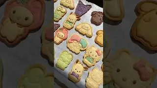#shorts Baking Sanrio character cookies