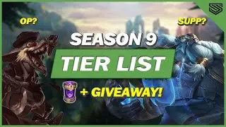 WILD RIFT TIER LIST PATCH 4.1B + GIVEAWAY 🔥 SEASON 9 & TWITCH RELEASE! GRAGAS SUPPORT OP?