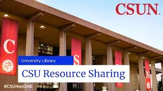 CSUN Library Resource Sharing