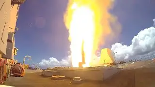 USS Chung Hoon Fires Weapons - RIMPAC 2020