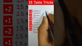 15 Crazy Table Magic Tricks You Can Learn in Minutes! #shorts #maths #tricks #table #tabletrick