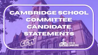 School Committee Candidate&nbsp;Statements&nbsp;- Arjun Jaikumar - CCTV Cambridge Election Coverage 2025
