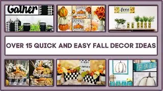 Over 15 Fall Farmhouse Dollar Tree DIY Decor Craft Ideas 2020 | Farmhouse, Rustic, High End And More