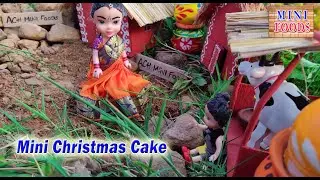 Mini Christmas Cake | Minature Chocolate Cake | Mini Cooking | Mini foodkey | ACH Mini Foods