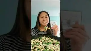 Spring Lemon Garlic Pasta with peas, asparagus and chicken recipe