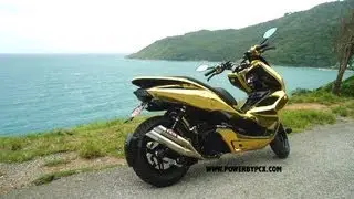 HONDA PCX GOLD Limited Edition by PowerbyPCX Pimp my PCX