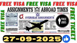 Assignment Abroad Times Epaper Mumbai Saturday Gulf Jobs Newspaper 